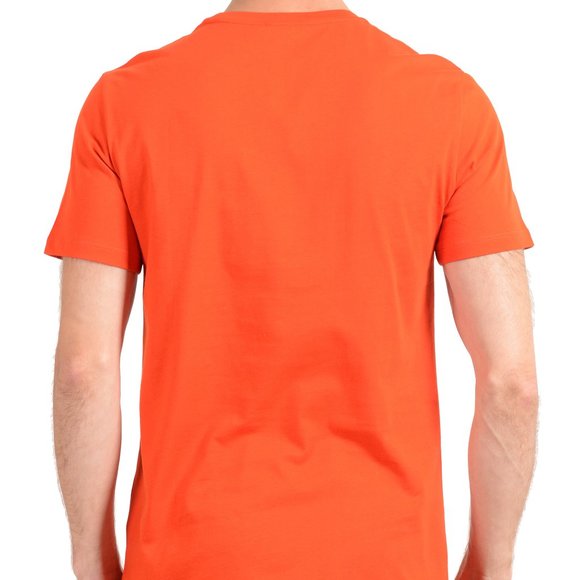 orange versace shirt